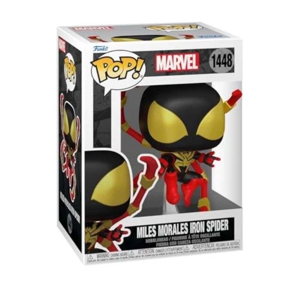 Funko Pop! Marvel: Spider-Man Comics #1448 Miles Morales Iron Spider Vinyl Bobbl